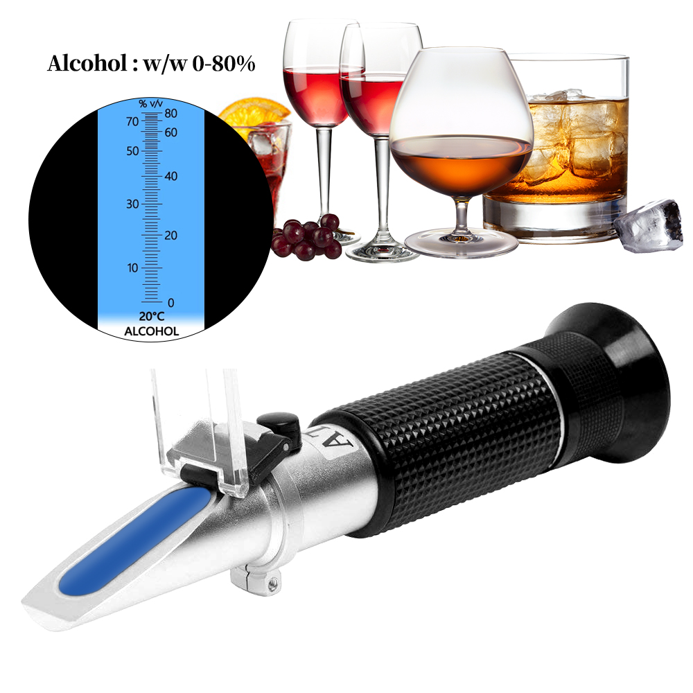 Marine Aquarium Refractometer - El alkol refraktometre 0-80% alkol içeriği