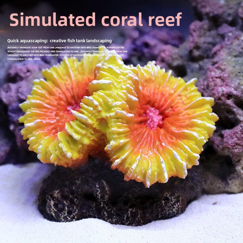 Aquarium Marine Rock - Yapay Mercan Resifi Süsleri – Reçine