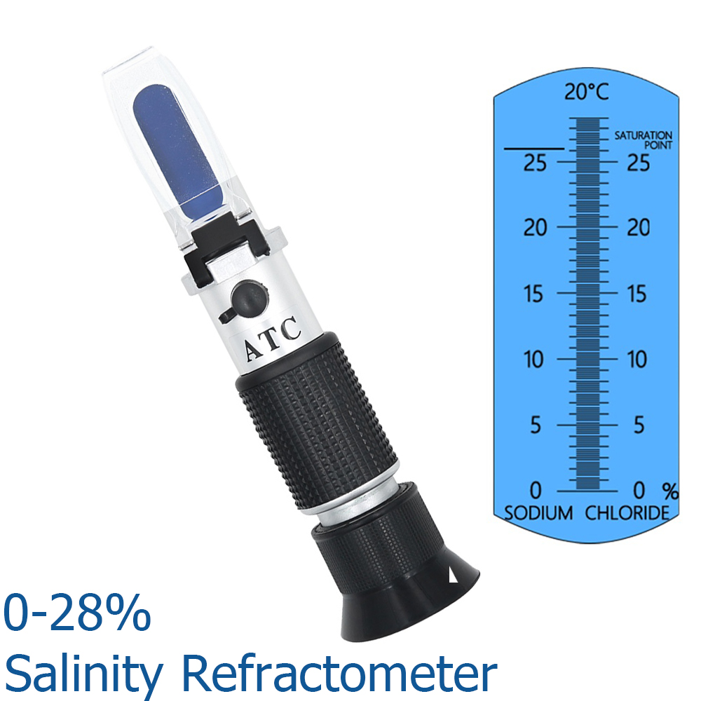 Marine Aquarium Refractometer - ATC Refraktometre Deniz Suyu Tuzluluk Ölçer