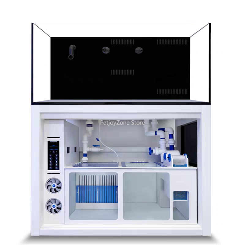 Marine Aquarium Kit - Lüks Ultra Beyaz Cam Tuzlu Su