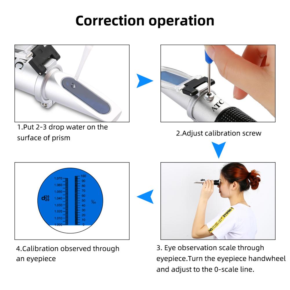 0-40% Brix 0-25% Alkol Üzüm Şa - Marine Aquarium Refractometer incelemesi ve fiyatı