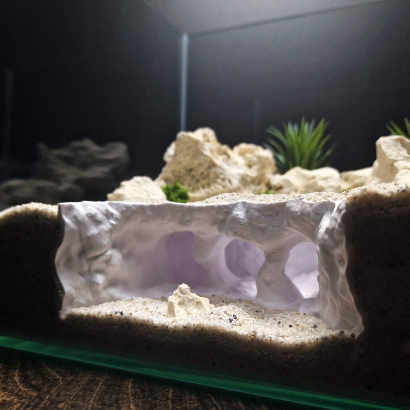 3D Baskılı Çatallı Mağara Akva - Aquarium Marine Rock incelemesi ve fiyatı
