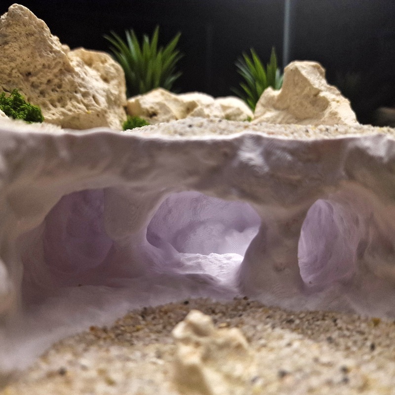 3D Baskılı Çatallı Mağara Akva - Aquarium Marine Rock incelemesi ve fiyatı