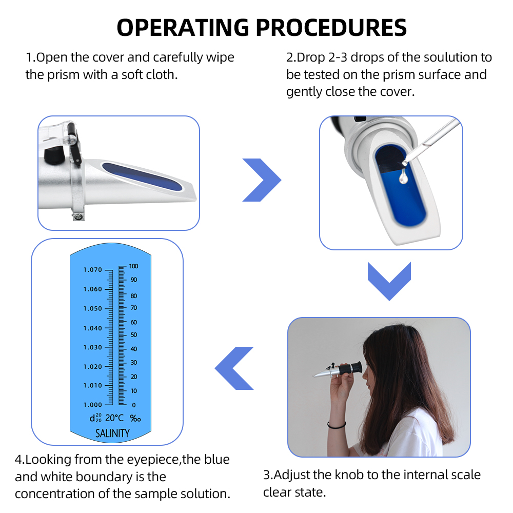 Tuzluluk Refraktometre 0-10% 1 - Marine Aquarium Refractometer incelemesi ve fiyatı