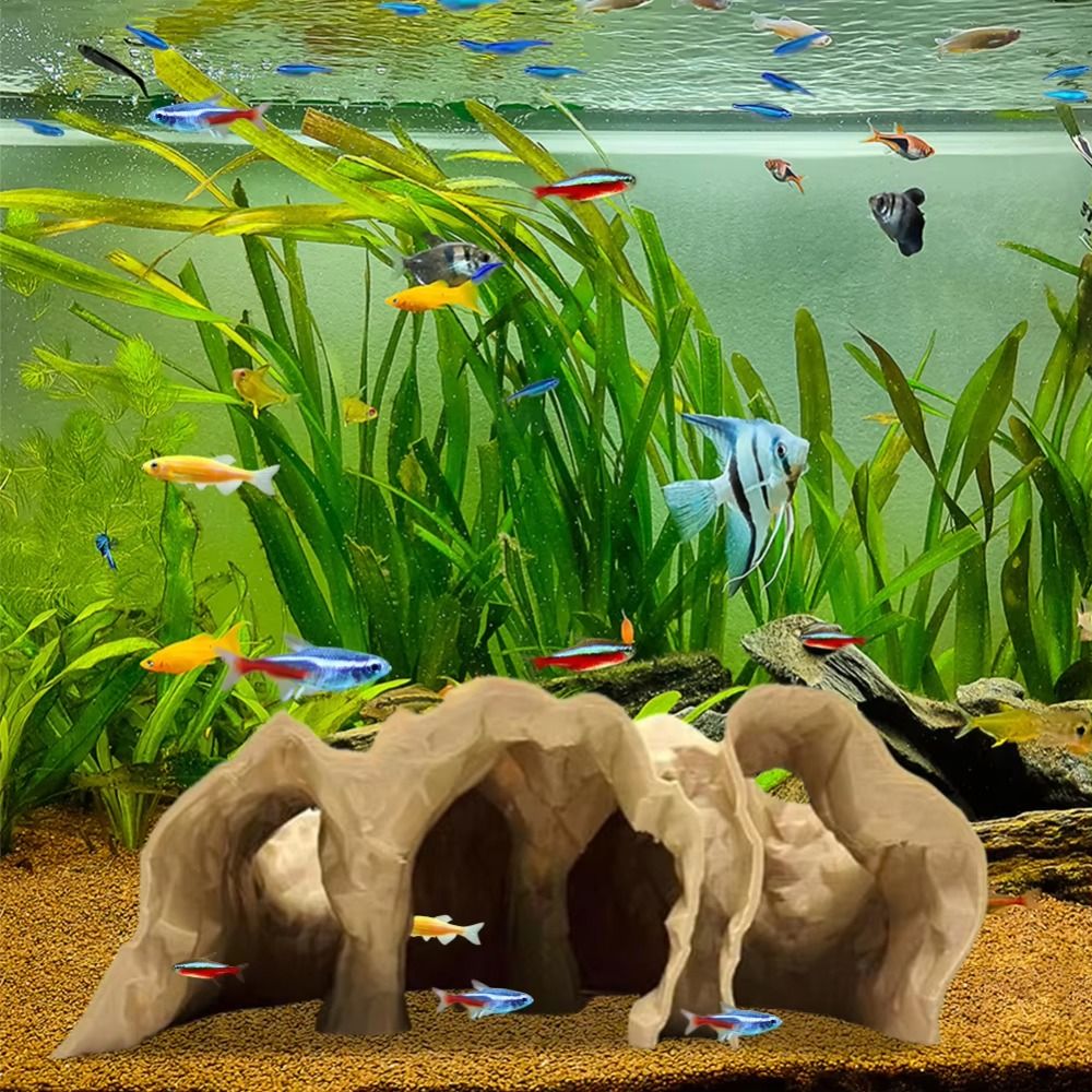 Komik 3D Baskılı Çakıl Tüneli  - Aquarium Marine Rock incelemesi ve fiyatı