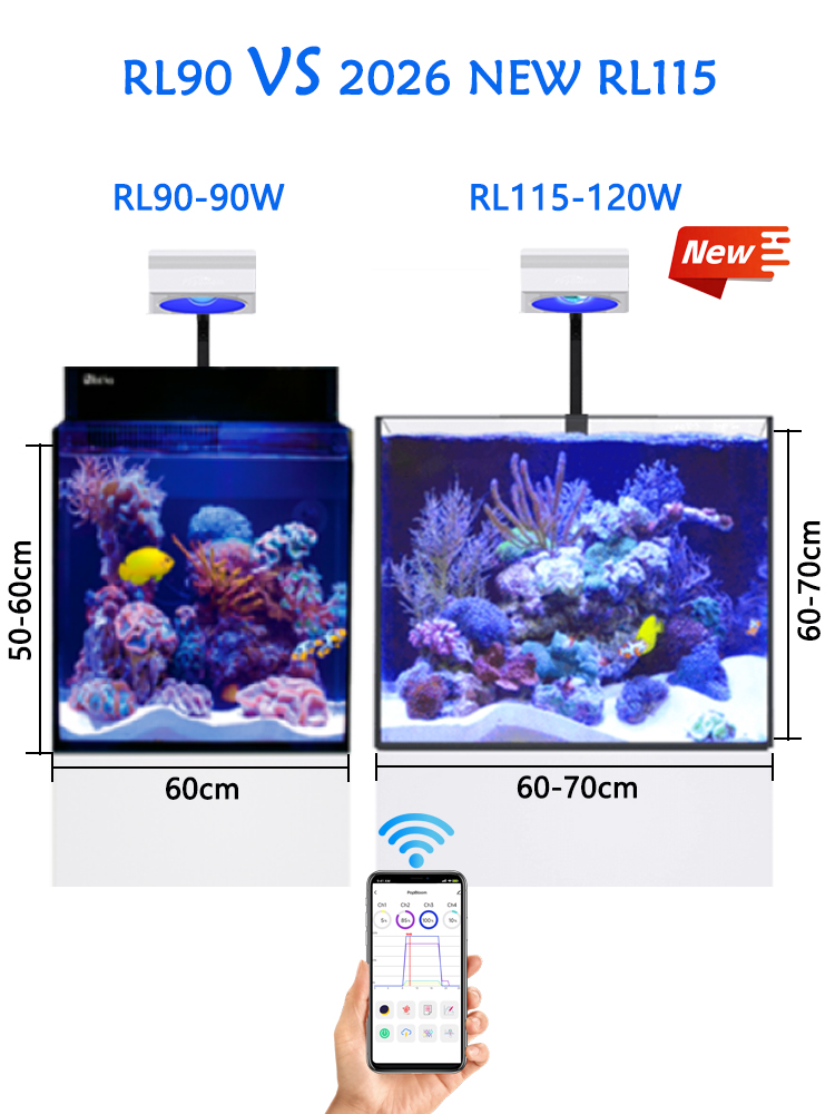 PopBloom 90W 120W LED Tuzlu Su - Aquarium Marine Fishes incelemesi ve fiyatı