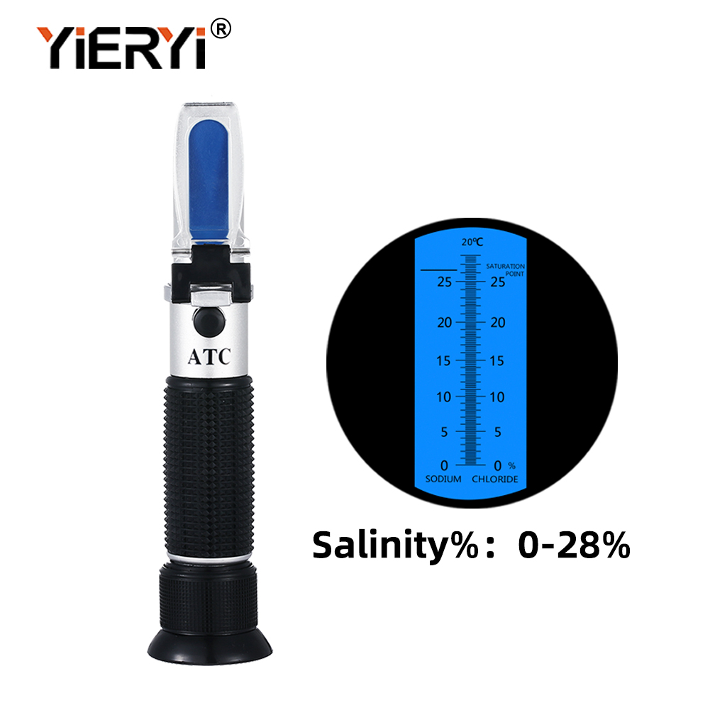 Yieryi taşınabilir 0-28% tuzlu - Marine Aquarium Refractometer incelemesi ve fiyatı