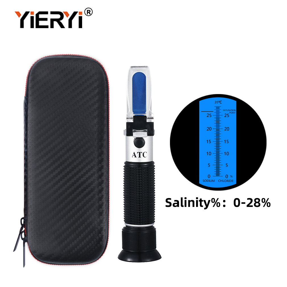 Yieryi taşınabilir 0-28% tuzlu - Marine Aquarium Refractometer incelemesi ve fiyatı