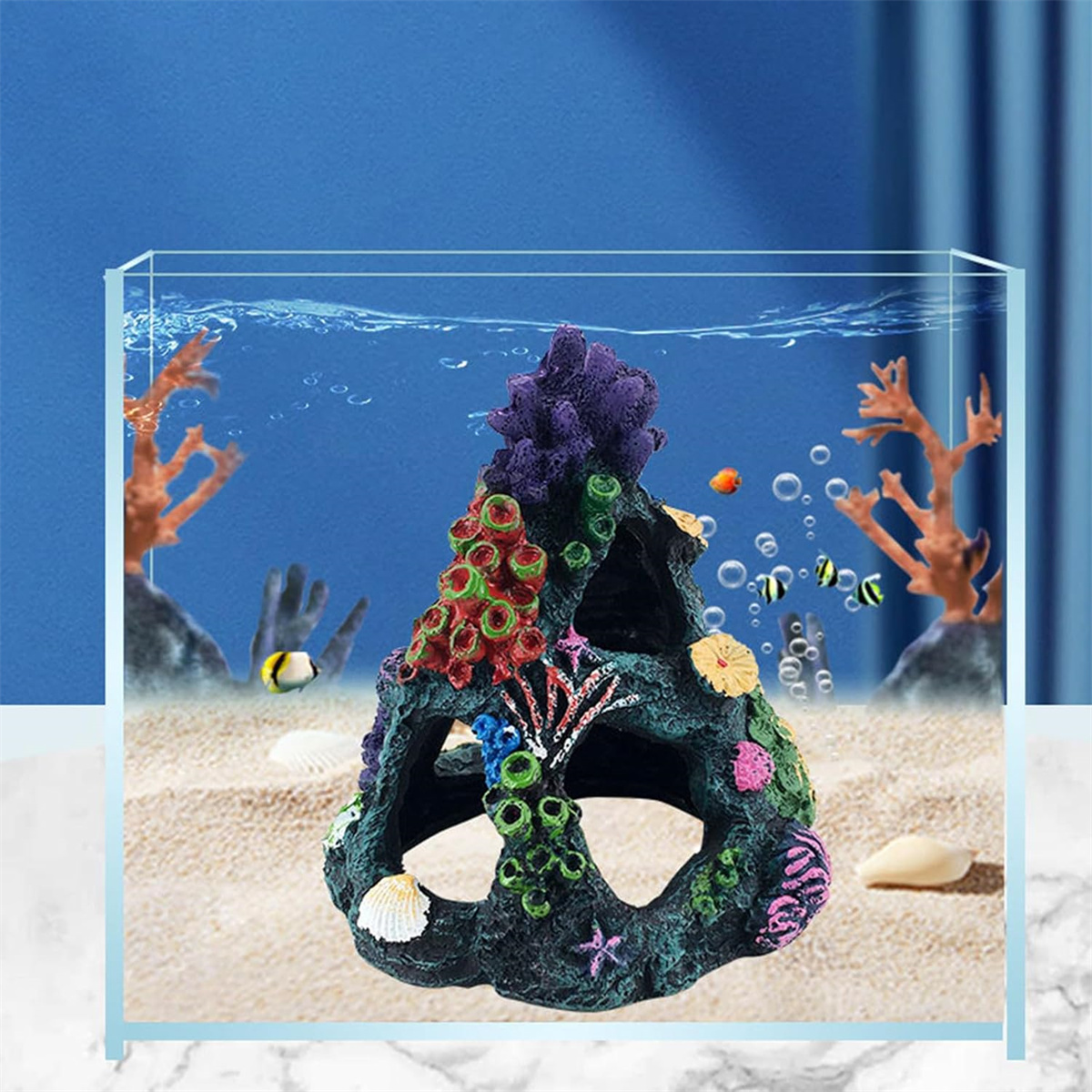 1 adet Vintage Reçine Mercan K - Aquarium Marine Rock incelemesi ve fiyatı